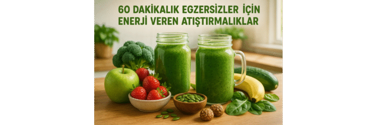 60 Dakikalık Egzersizler İçin Enerji Veren Atıştırmalıklar