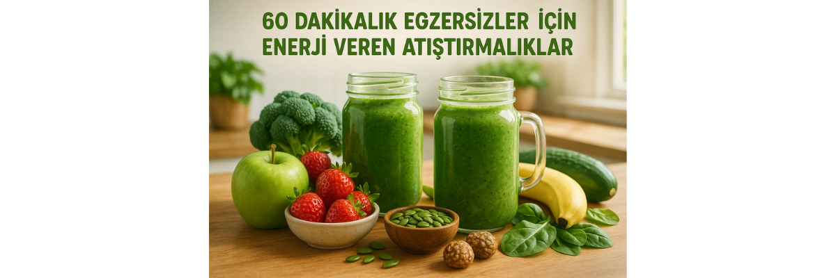 60 Dakikalık Egzersizler İçin Enerji Veren Atıştırmalıklar