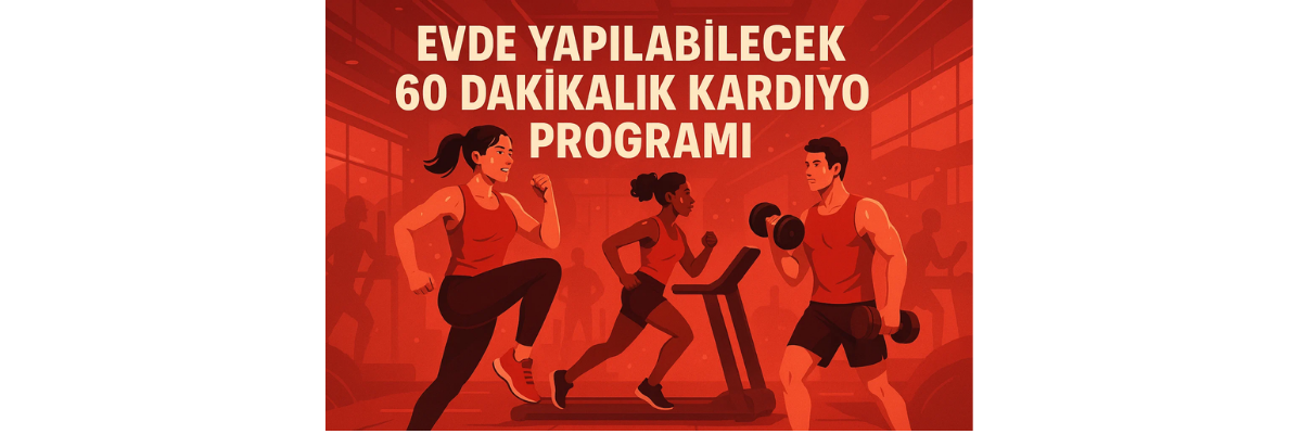 Evde Yapılabilecek 60 Dakikalık Kardiyo Programı